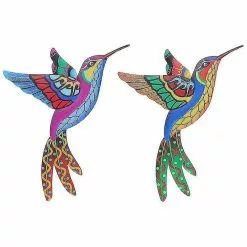 Unbranded 2pcs Iron Hummingbird Hanging Decor Novel Balcony Garden Pendants Iron Crafts -Piha myymälä 504338808 max