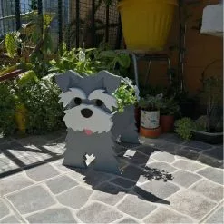 Unbranded Pet Plant Potted Stand Dog-shaped Potted Cute Animal Wood Pot For Home Garden Yard -Piha myymälä 504451978 max