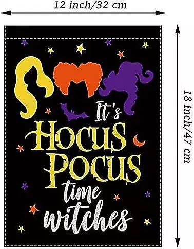 Unbranded Christmas Decorative Garden Banner Vertical Double Sided I Decorative Burlap Yard Banner(1 Pcs, Black) 4 Unbranded Christmas Decorative Garden Banner Vertical Double Sided I Decorative Burlap Yard Banner(1 Pcs, Black) - Image 2