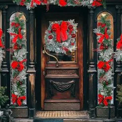 Unbrand Christmas Decoration Rustic Front Door Hanging Ornament Creative Xmas Party Props For Home Garden 11 Unbrand Christmas Decoration Rustic Front Door Hanging Ornament Creative Xmas Party Props For Home Garden -Piha myymälä 509382753 max