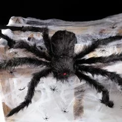 Sunshine® Halloween 60 Giant Fake Spider Web Decoration, With 200" Spider Web For Outdoor& Indoor Halloween Decoration In Yard, Lawn And Garden, Haunted House, 9 Sunshine® Halloween 60 Giant Fake Spider Web Decoration, With 200" Spider Web For Outdoor& Indoor Halloween Decoration In Yard, Lawn And Garden, Haunted House, -Piha myymälä 509656884 max