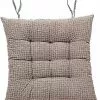 Unbranded 43 X 43 X 8 Cm Chair Cushion With Shoulder Straps Universal Cotton And Linen Garden Chair Cushion Cover -Piha myymälä 512703633 max