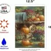 Unbranded Home Garden Toland-farm Pumpkin-decorative Harvest Fall Autumn Flower Floral Rustic Usa-produced Garden Flag