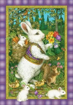 Unbranded Home Garden Classic Bunny Garden Flag 7 Unbranded Home Garden Classic Bunny Garden Flag -Piha myymälä 513649852 max