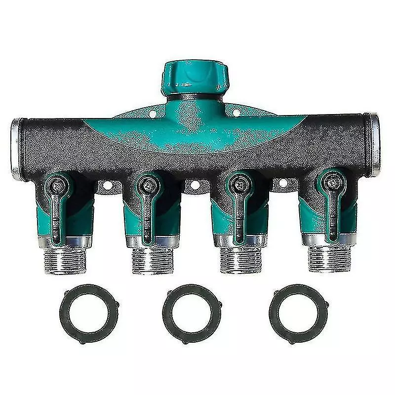 Unbranded Garden Hose Connector With 3pcs Hoses Washer 4 Way Heavy Duty Hose Tap Splitter Shut 3 Unbranded Garden Hose Connector With 3pcs Hoses Washer 4 Way Heavy Duty Hose Tap Splitter Shut