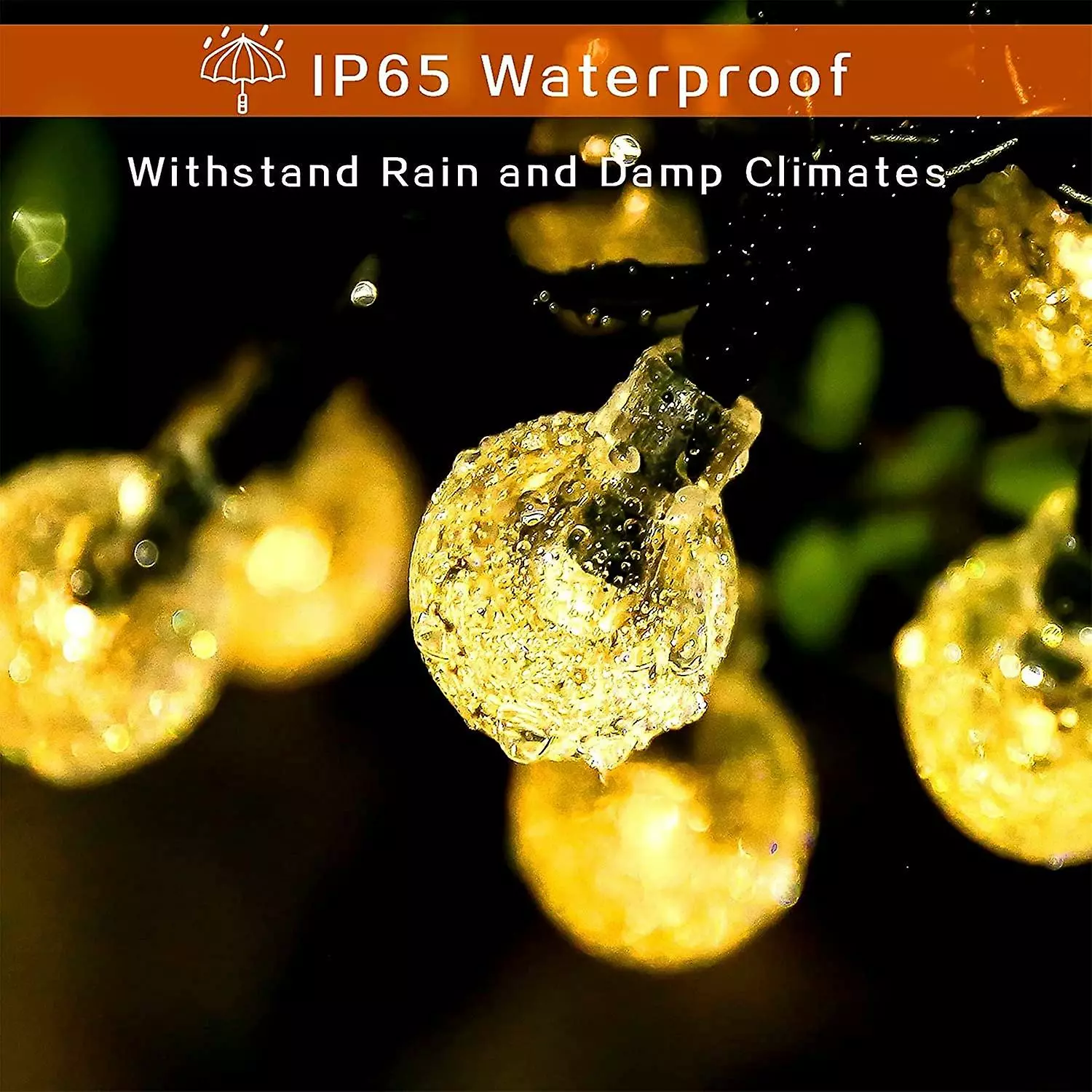 Nzexv Solar Garden Pghts, 50 Led 7m/24ft Outdoor String Pghts Waterproof 8 Modes Indoor/outdoor Garden, Patio, Yard, Home, Party, Wedding, Festival Decorati 7 Nzexv Solar Garden Pghts, 50 Led 7m/24ft Outdoor String Pghts Waterproof 8 Modes Indoor/outdoor Garden, Patio, Yard, Home, Party, Wedding, Festival Decorati - Image 5