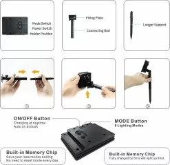 Unbranded Solar Yard Decorations Star Lights 8 Modes Outdoor Waterproof Solar Powered Garden St 10 Unbranded Solar Yard Decorations Star Lights 8 Modes Outdoor Waterproof Solar Powered Garden St -Piha myymälä 548249116 max