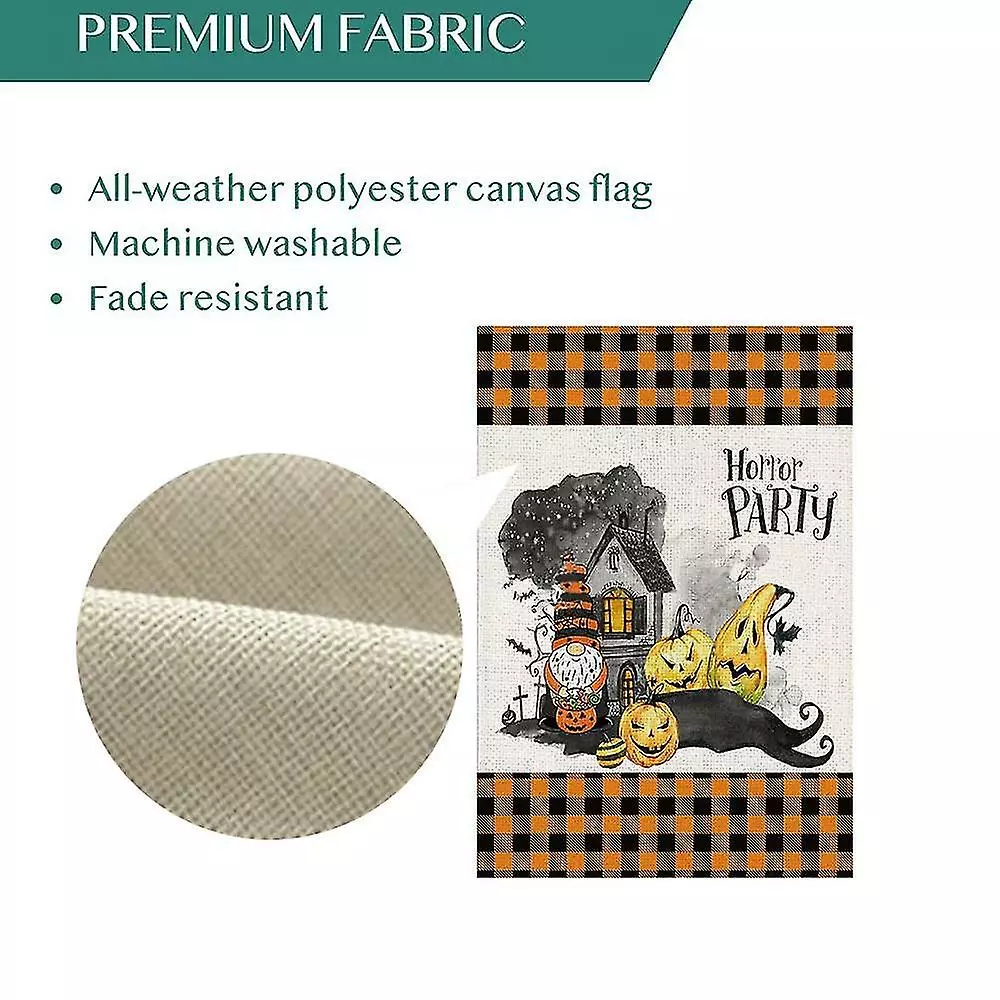 Unbranded Sunrain Trick Or Treat Garden Flag Vertical Double Sided, Halloween Yard Outdoor Decoration 7 Unbranded Sunrain Trick Or Treat Garden Flag Vertical Double Sided, Halloween Yard Outdoor Decoration - Image 5