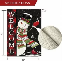 Unbranded Christmas Garden Flag Snowman Winter 12 X 18 Double Sided, Welcome Buffalo Plaid Chri 9 Unbranded Christmas Garden Flag Snowman Winter 12 X 18 Double Sided, Welcome Buffalo Plaid Chri -Piha myymälä 548252626 max