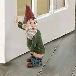 Unbranded Sunrain Garden Gnome Huumori Puutarhapatsas Polyresin Garden Gnome -patsas -Piha myymälä 548294353 max