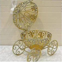 Unbranded Home Decor Figurine Ornament Garden Statue Iron Golden Pumpkin Car For Wedding Props Halloween Party Decoration Creative,15 * 11 * 16cm Zs-yxt168