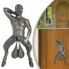 Cold Frost Doorbell Resin Ornament Outdoor Garden Decor Statue