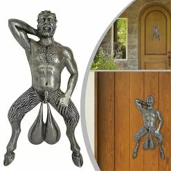 Cold Frost Doorbell Resin Ornament Outdoor Garden Decor Statue