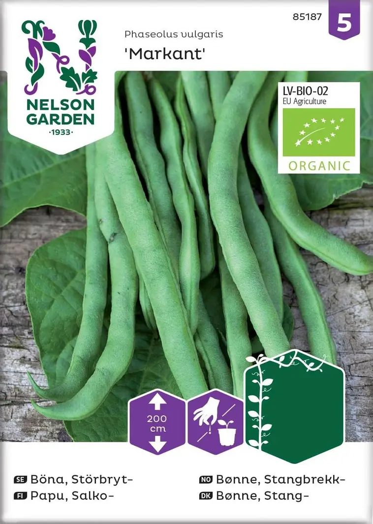 Nelson Garden Siemen Papu, Salko-, Markant, Luomu 3 Nelson Garden Siemen Papu, Salko-, Markant, Luomu