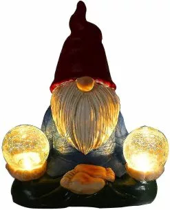 Unbranded Outdoor Statue Resin Figurine With Solar Luminous Garden Children Solar Lights -Piha myymälä 568880896 max