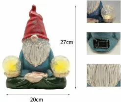 Unbranded Outdoor Statue Resin Figurine With Solar Luminous Garden Children Solar Lights -Piha myymälä 568881247 max