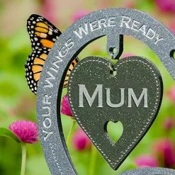 Unbranded Heart Shaped Plaque Ornament Metal Word Card Compatible With Garden Flower Pot-2 -Piha myymälä 574374995 max