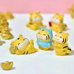 Unbranded Home Decor Desktop Tiger Statues Diy Garden Ornament Tiger Figurine C -Piha myymälä 574375159 max