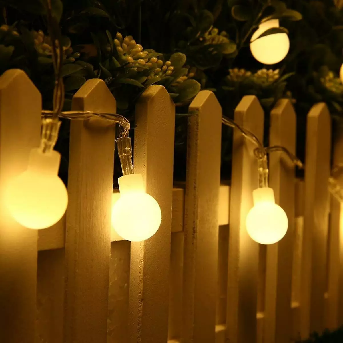 Unbranded Globe String Lights Battery Powered 6m 40led String Lights 8 Modes Waterproof With Remote For Christmas Wedding Garden Party Decoration 4 Unbranded Globe String Lights Battery Powered 6m 40led String Lights 8 Modes Waterproof With Remote For Christmas Wedding Garden Party Decoration - Image 2