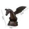 Eileen Creative Garden Water Fountain Spray Dragon Statue Resin Pool Pond Decoration