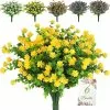 Unbranded 6 Bundles Artificial Flowers Outdoor Fake Flowers For Home Decoration, Uv Resistant Faux Plastic Greenery Shrubs Plants For Hanging Garden Porch Windo -Piha myymälä 609444325 max