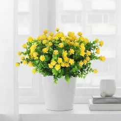 Unbranded 6 Bundles Artificial Flowers Outdoor Fake Flowers For Home Decoration, Uv Resistant Faux Plastic Greenery Shrubs Plants For Hanging Garden Porch Windo -Piha myymälä 609444530 max