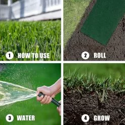 Unbranded Gardening Eco Blanket Garden Lawn Landscaping Eco Blanket Biodegradable Non Woven Grass Seed Blanket(0.2*3m) -Piha myymälä 610160883 max