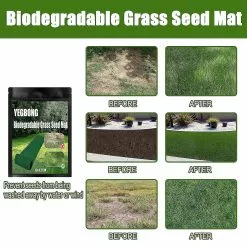 Unbranded Gardening Eco Blanket Garden Lawn Landscaping Eco Blanket Biodegradable Non Woven Grass Seed Blanket(0.2*3m) -Piha myymälä 610161088 max