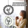 Holiday Ornaments Metal Spinner-3d Hanging Rotating Wind Chime Home Outdoor Garden Decor