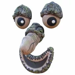 Unbranded Old Man Tree Hugger Bark Facial Statues Resin Outdoor Yard Garden Decoration Luminous Brown Easter Decor