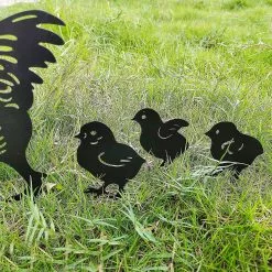 Unbranded Outdoor Metal Garden Decor, Chicken Yard Art Garden Metal Statues Decorative Garden Decoration Lawn Path Sidewalk Garden - European Retro Style. -Piha myymälä 617640001 max
