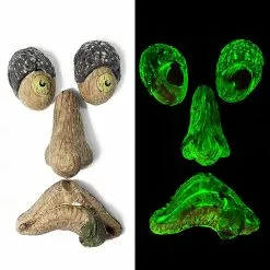 Unbranded Old Man Tree Hugger Bark Facial Statues Resin Outdoor Yard Garden Decoration Luminous Brown Easter Decor -Piha myymälä 619293748 max