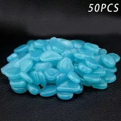 Unbranded 50 Pcs Fluorescent Pebble Stones Luminous Garden Walkway Flower Bed Shiny P -Piha myymälä 620238701 max