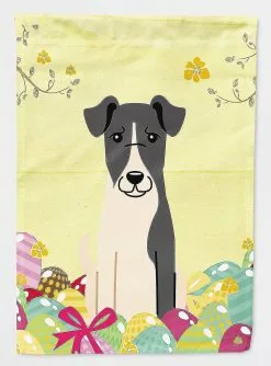 Windsocks Carolines Treasures Bb6098gf Easter Eggs Smooth Fox Terrier Flag Garden Size