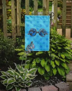 Windsocks Carolines Treasures Bb8176gf Sunglasses Blue Polkadot Flag Garden Size -Piha myymälä 623412934 max