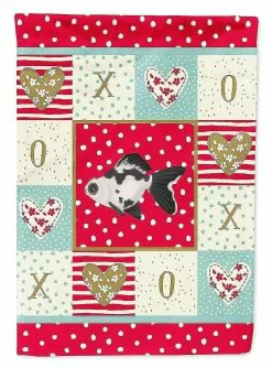 Windsocks Carolines Treasures Ck5480gf Telescope Eye Goldfish Love Flag Garden Size