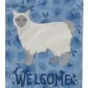 Windsocks Carolines Treasures Ck4941gf Owyhee Bob #1 Cat Welcome Flag Garden Size