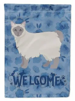 Windsocks Carolines Treasures Ck4941gf Owyhee Bob #1 Cat Welcome Flag Garden Size