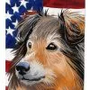 Windsocks Carolines Treasures Ck6703gf Shetland Sheepdog Dog Flag Garden Size -Piha myymälä 623413941 max