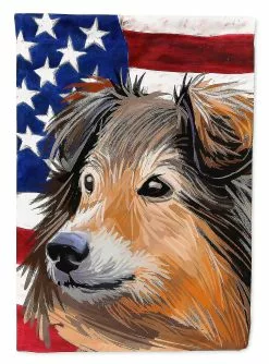 Windsocks Carolines Treasures Ck6703gf Shetland Sheepdog Dog Flag Garden Size