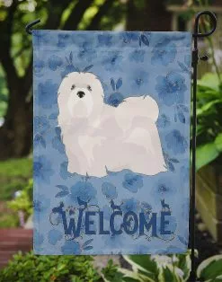 Windsocks Carolines Treasures Ck6013gf Lhasa Apso #2 Welcome Flag Garden Size -Piha myymälä 623414214 max