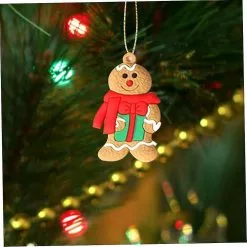 Holiday Ornaments Garden Decorations Christmas Gingerbread Man Gingerbread Figurines Ornaments Xmas Tree Decorations 24pcs 2 Sets -Piha myymälä 625198221 max