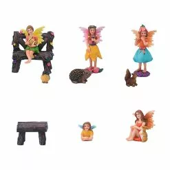 Unbranded 6pcs/set Garden Fairy Miniature Figurines Set For Home Outdoor Decorate -Piha myymälä 627022717 max 1