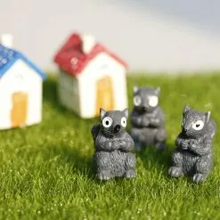 Unbranded Squirrel Ornament Miniature Fairy Garden Squirrel Home Decoration Outdoor Decor -Piha myymälä 627022966 max
