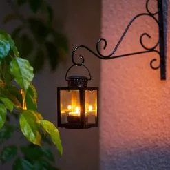 Candle Holders Lanterns For Candles Garden Lanterns, Vintage Style Hanging Small Lanterns For Tealight Candle, Black Candle Tea Light Holders For Indoor Outdoor Even -Piha myymälä 627991629 max