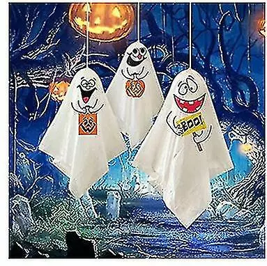 Unbranded Haunted Halloween Hanging Ghost Spooks Party Decoration Balloon Indoor Outdoor Garden Home, Multi(1 Set, White) 7 Unbranded Haunted Halloween Hanging Ghost Spooks Party Decoration Balloon Indoor Outdoor Garden Home, Multi(1 Set, White) - Image 5