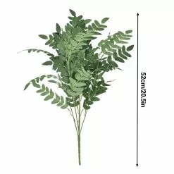 Unbranded Artificial Greenery Fake Plants Stems Spring Faux Shrub Bushes Silk Locust Green Leaf Bouquet For Floral Arrangement Home Wedding Party Garden Farmhou -Piha myymälä 630834955 max