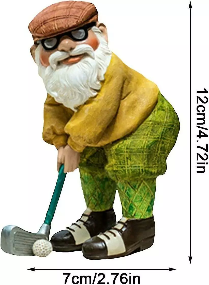 Unbranded Garden Gnome, Garden Decorative Figurines, Garden Gnomes Funny For Outside, Gnomes Playing Golf, Can Be Used As A Gift Or Decoration Astonishing 4 Unbranded Garden Gnome, Garden Decorative Figurines, Garden Gnomes Funny For Outside, Gnomes Playing Golf, Can Be Used As A Gift Or Decoration Astonishing - Image 2