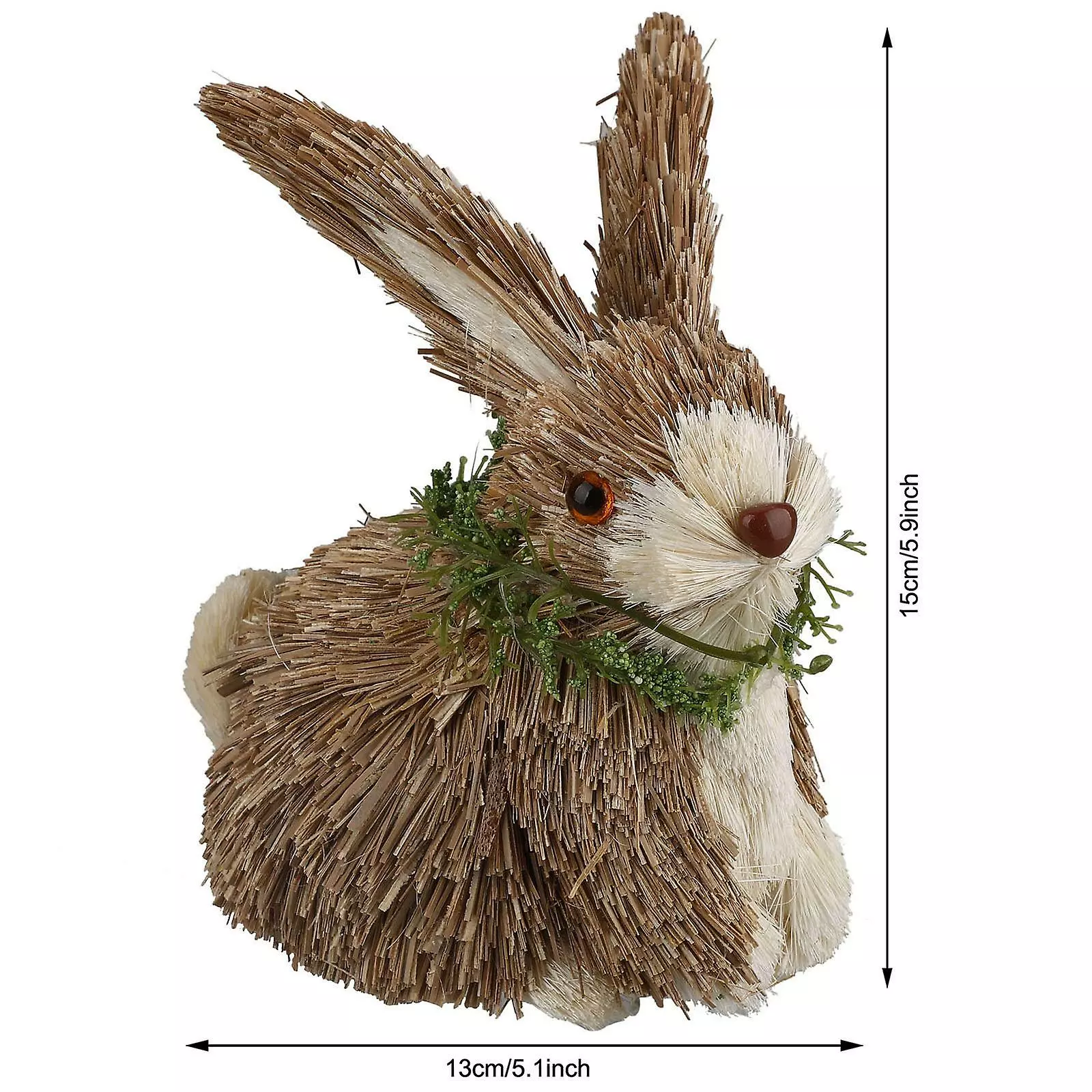 Unbranded Village Style Easter Straw Bunny Simulation Rabbit Garden Collection Figurines For Easter Party Decorations 7 Unbranded Village Style Easter Straw Bunny Simulation Rabbit Garden Collection Figurines For Easter Party Decorations - Image 5