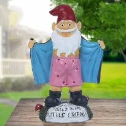 Nufasion Rude Garden Gnomes Resin Undress Funny Gnome Garden Sculpture Weather Resistant Naughty Miniature Figurine Outdoor Art Ornaments Decoration For Lawn Y -Piha myymälä 637628563 max